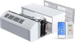 Cooper & Hunter 15,000 BTU PTAC Packaged Terminal Air Conditioner & Heat Pump – Built-In 3.5kW Electric Heater – Includes Wireless Smart Kit, Remote, Power Cord, Sleeve & Grille – R-32 Refrigerant