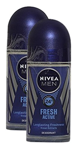 Image of NIVEA Big Bazaar Combo - Men's Deodorant Fresh Active Roll On, 50Ml Promo Pack, 2 count