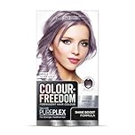 Colour Freedom Metallic Silver Violet Permanent Hair Dye with PurePlex. Ultra Glossy Conditioning Hair Colour. 100% grey coverage. By Knight & Wilson.