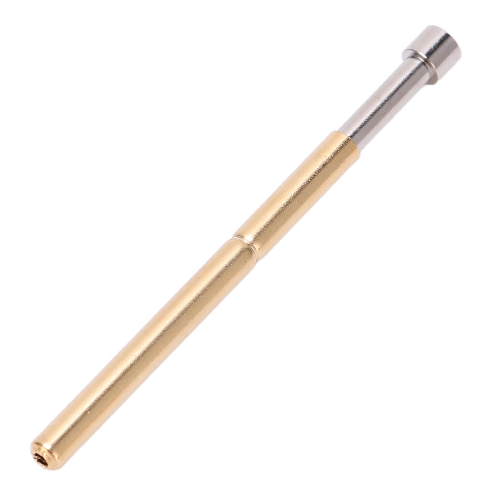 100 Sztuk Test Sprężyny Pogo Pin Wiosna Sonda Pomiarowa Pogo Pin Wklęsła Głowica Typu Mosiądz 2.02mm/0.1in średnica Rury 33.35mm/1.3in PCB Testowanie Szpilki