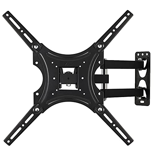 Vemount TV Wall Mount Bracket Corner TV Mounts with Articulating Arms Swivels Tilts Extension Rotation for Most 13-55 Inch LED LCD Flat Curved Screen TVs, Max VESA 400x400mm up to 80lbs