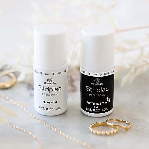 alessandro Striplac Prime Coat – UV Base Coat für extra langen Halt bei Striplac – Ideal als Vorbereitung für die Maniküre – Vegan und tierversuchsfrei – 8 ml