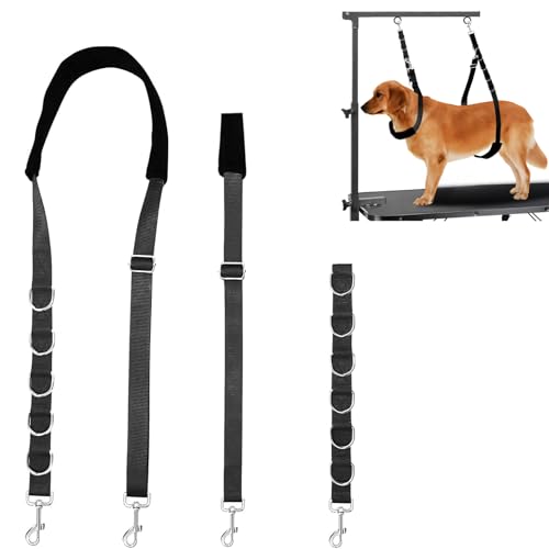 ASOCEA Hundepflege Bauchgurt Band Verstellbare Baderückhalteschlaufe Schlinge Nylon Katzenwäsche Bleibad für Welpen Kätzchen Kleine mittelgroße Katzen Hunde Haare schneiden Waschen Pflege