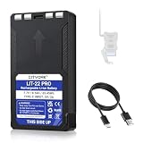 CITYORK Batteria ricaricabile LIT-22 Pro da 8500 mAh per fotocamera da caccia LIT-22 Pro Spypoint Flex-M/Flex-S/Flex-G36/Flex-Plus, con indicatore di carica a LED e batteria USB di tipo C, 1 pezzo