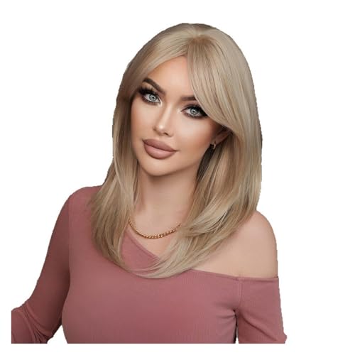 Perruque avec frange soignée pour dissimuler la perte de cheveux avec style - 5