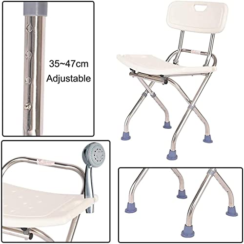 Chaise de sécurité pour douche pliable afin de réduire le risque de chute - 5