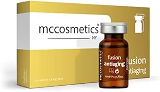 NY | Fusion Antiaging Solution | DMAE, Panthenol, Organic Silicon, Asian Centella | 5 x 10ml Vials | Made in Spain