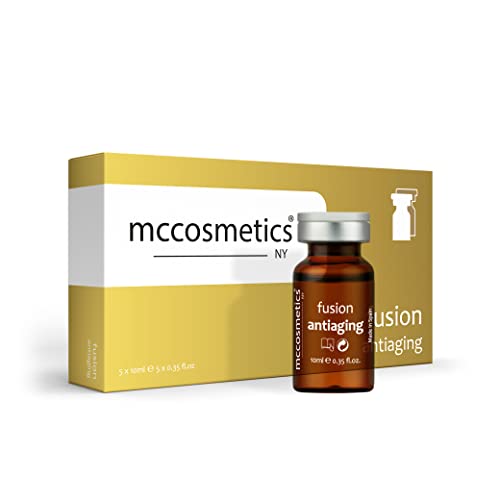 NY | Fusion Antiaging Solution | DMAE, Panthenol, Organic Silicon, Asian Centella | 5 x 10ml Vials | Made in Spain