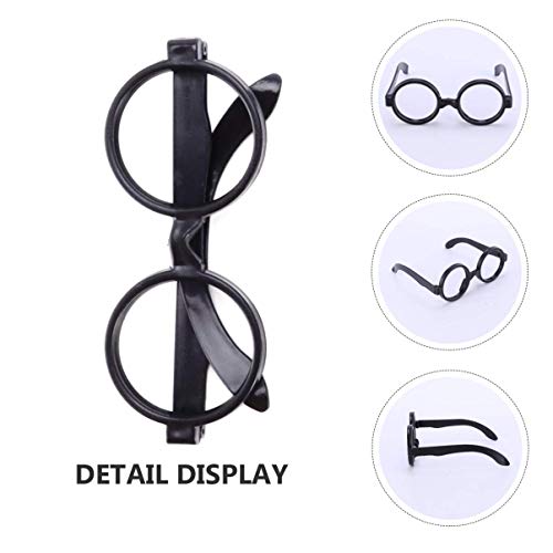 KESYOO 2 Peças de Velhinha Peruca de Cabelo Grisalho Peruca de Vovó Com óculos Naturais Procurando U