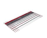 Lieferumfang: 1 Gözze Duschtuch-Set, Serie: Berlin Streifen, Maße: 70x140 cm, Farbe: Bordeaux/Anthrazit