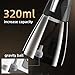 Tooth Flosser, 4 Modes, Portable 320ml Large Tank Water Flosser Oral Cleaner IPX7 Waterproof Cleaning Flosser for Home Travel （Black）