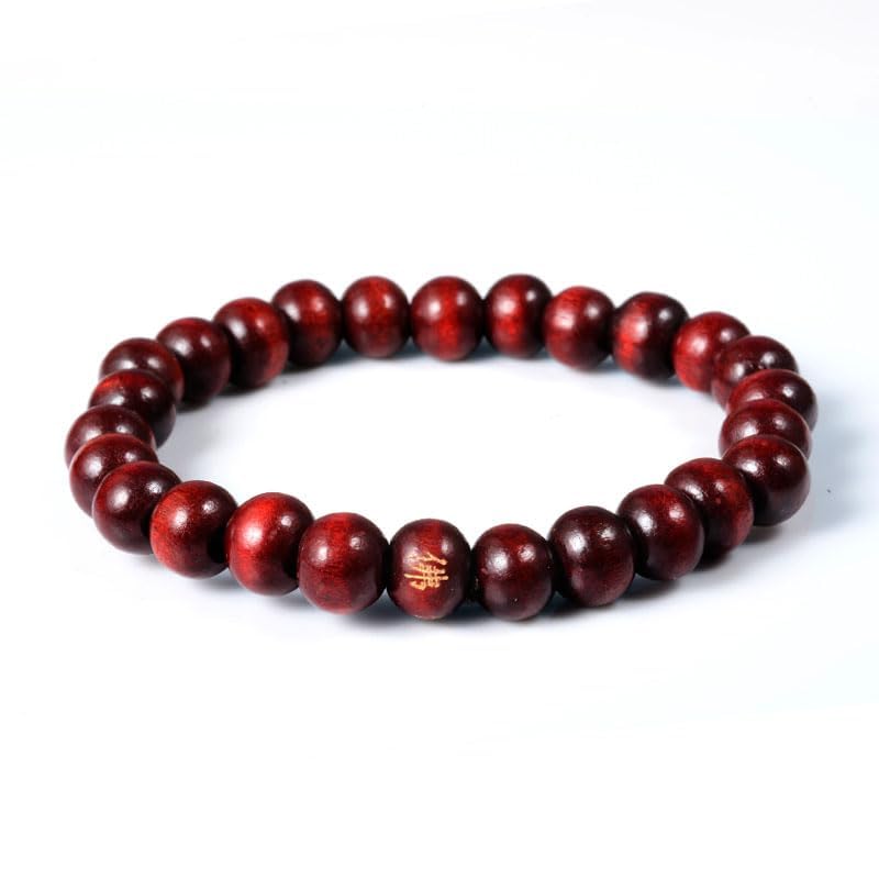 Pulsera de madera de sándalo, budista, meditación, oración, hecha a mano, con cuentas, para mujeres y hombres, pulseras de yoga de madera