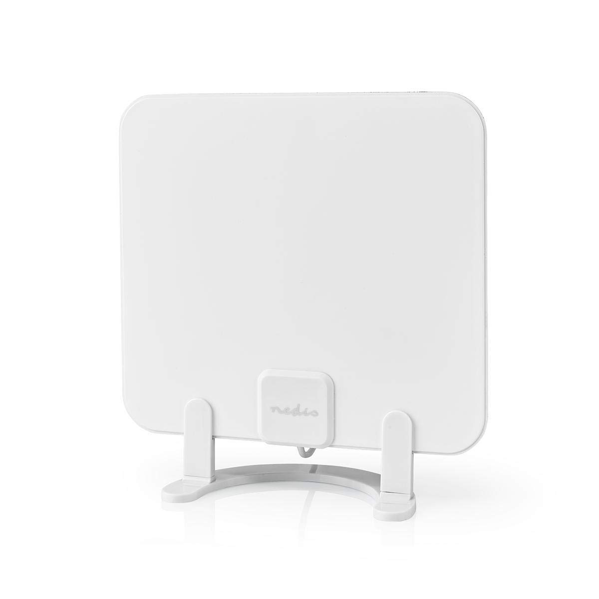 Antenne intérieure - Actif - FM/UHF/VHF - Gamme de réception: 0-25 km - LTE700 - Gain: 30 DB - ABS - Blanc