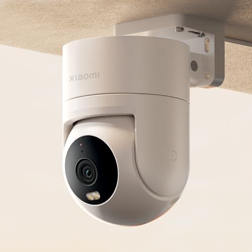 XIAOMI Outdoor Camera CW300 | Qualité 2.5K Ultra HD (4MP) | PTZ 360° & Vision Nocturne Couleur | Caméra de Surveillance Extérieure Détection IA & Alarme Sonore