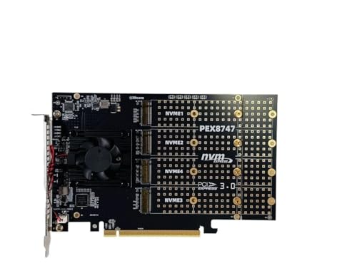 Controlador PEX8747 NVMe M.2 soluciona la falta de espacio para discos SSD en TrueNAS