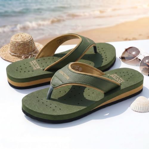 Image of DOCTOR EXTRA SOFT Care Diabetic Orthopedic Pregnancy Flat Super Comfort Dr Flipflops and House Slippers For Women's and Girl's