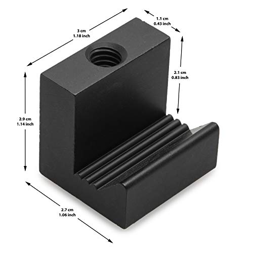 Truck Toolbox Mounting Kit - Strong Aluminum Pickup Crossover Tool Box Tie Downs J Hook - Heavy Duty 4 Pack No Drill Universal Easy Mounting Kit With Carabiner Key Chain Included - Ashtakol #TOP3