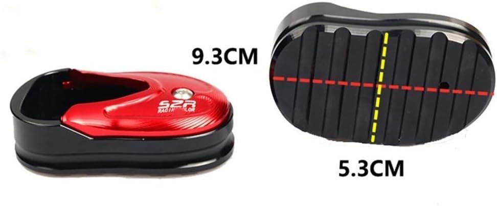 Motorcycle Foot Plate Pad for Zontes Shengshi 310R/X/T/ ZT310T 310X 310V Motorcycle Accessories Kickstand Sidestand Stand Extension Enlarger Pad The