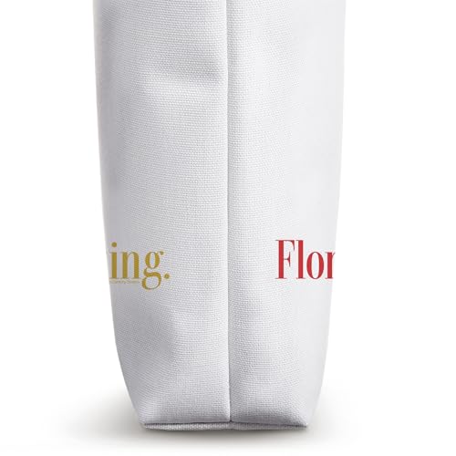 Bolso tote con frase floral de The Devil Wears Prada miniatura 3