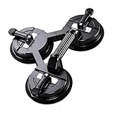 2025 Upgraded Adjustable Granite Seam Setter with Vacuum Suction Cups for Seam Joining and Leveling, Floor Suction Cup Countertop Installation Tool for Granite, Marble, Stone, Slab, and Glass (Black2)