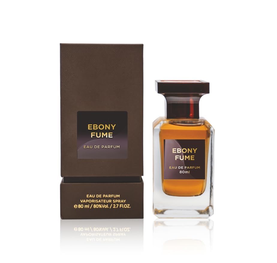 Ebony Fume Fragrance World - Eau de Parfum, unisex, 80 ml