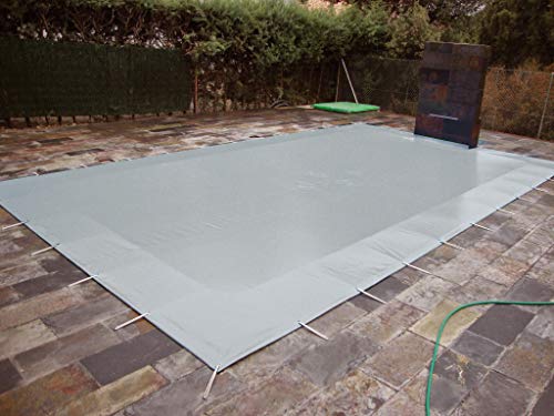 International Pool Protection Cobertor De Invierno Para Piscina De 9.60 X 4.60 De Color Gris