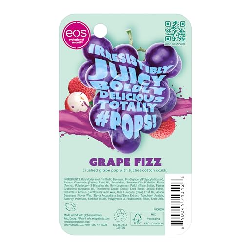 Eos 24H Moisture Super Balm- Grape Fizz, Limited-Edition Lip Mask thumb #6