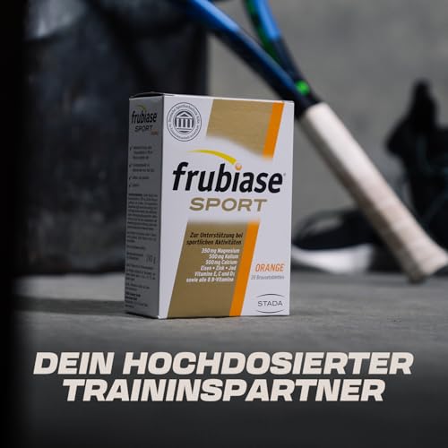 frubiase SPORT Orange - Isotonisches Sportgetränk - Elektrolyte, hochdosierte Mineralstoffe, Multivitamine, Spurenelemente- zur Unterstützung der Leistungsfähigkeit & Regeneration-20 Brausetabletten