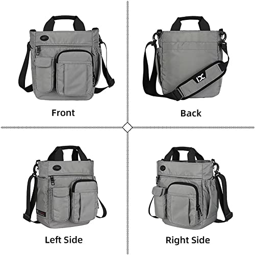 Business Briefcases Multi-Pocket Messenger Crossbody for Men Waterproof Shoulder Large Laptop Satchel2