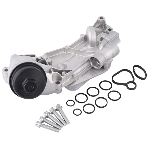 Dixhills Engine Oil Cooler With Oil Filter Assembly Replacement for Chevy Trax Cruze J300 J305 J308 Mokka X Zafira Signum Vectra Astra H Insignia A 1.6 1.8 Car Accessories Part# 93186324 55353323