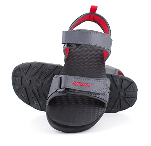 Image of Sparx Men's Sandal, Cool Grey Red, 6 UK