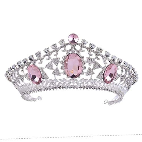 Preisvergleich Produktbild Mayanyan Frauen Krone Stirnband eingelegten Diamant Kristall Haarschmuck Prinzessin Beauty Shows Krone Hochzeit Zubehör Geschenke