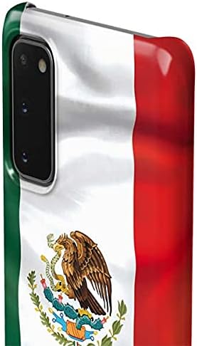 Skinit Lite Phone Case Compatible with Galaxy S20 - Officially Licensed Mexico Flag Design