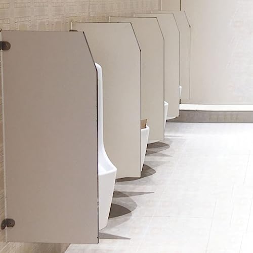Mampara divisoria impermeable de urinario con anclaje de pared 2