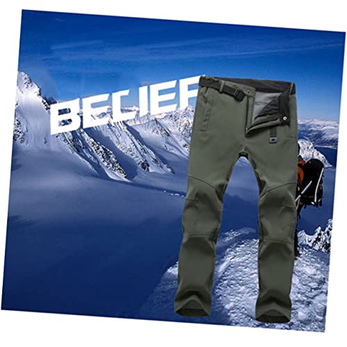 INOOMP Calça De Moletom De Lã Masculina Calça De Ginástica Masculina Calça De Moletom Plus Size Calç