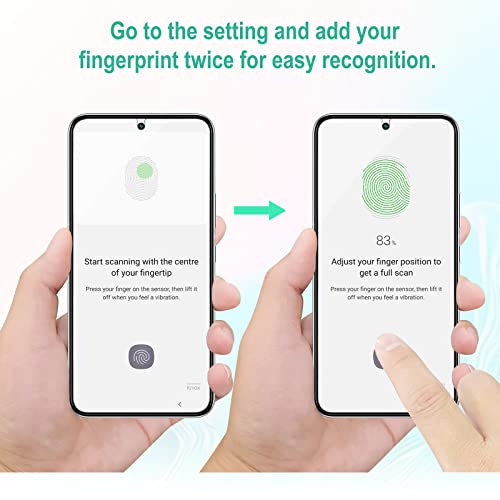 Aacl Galaxy S22 Plus Screen Protector Tempered Glass For Samsung Galaxy S22 Plus 5G,6.5 Inch [Fingerprint Unlock][Anti-Scratch][3 Pack] #TOP3