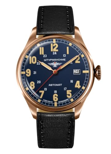 Sturmanskie Heritage montre automatique homme cadran bleu mécanique russe 2416