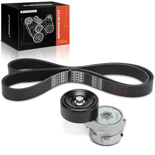 Kit de correa serpentina con tensor para Acura RDX TL TSX v6
