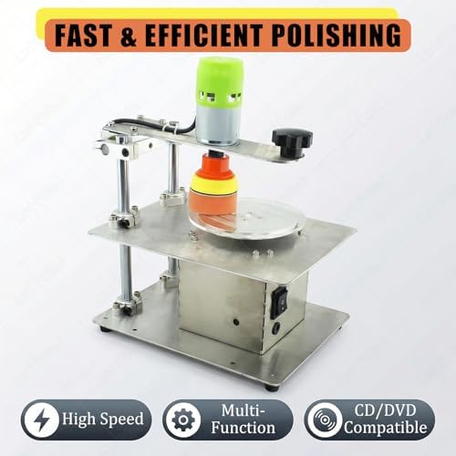 CD/DVD Disc Polishing Machine ,Stainless Steel Disc Repair Machine,for Scratch Repair & Data Recovery