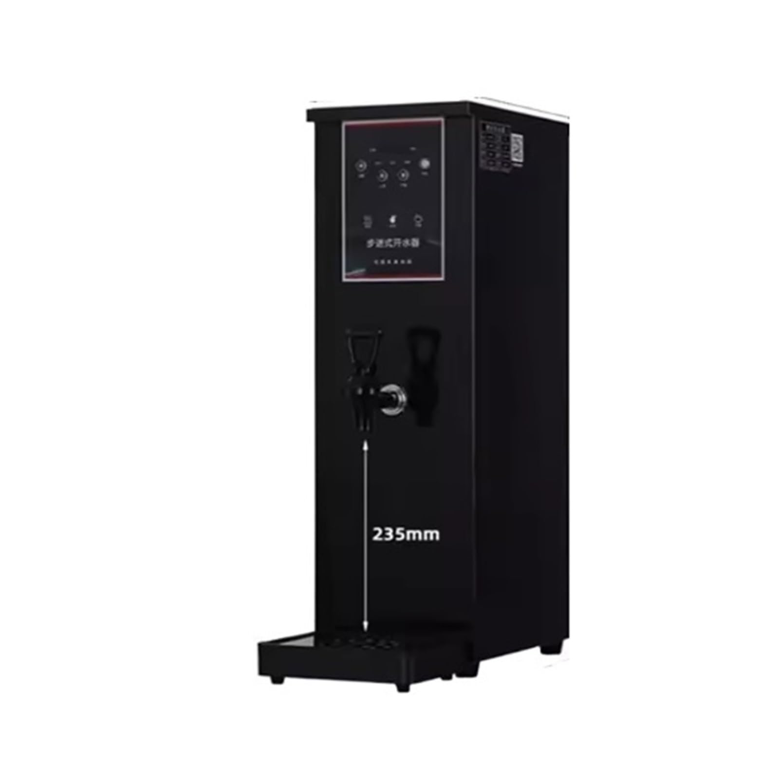 Eretyret One Color Stepping Water Boiler Large Capacity Intelligent Heating Machine Stainless Steel Liner Hot Heater Commercial Use Quiet Operation(50L)