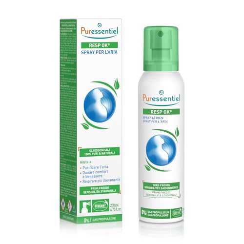 Puressentiel Resp Ok Spray per l'Aria, Oli essenziali, 200 ml