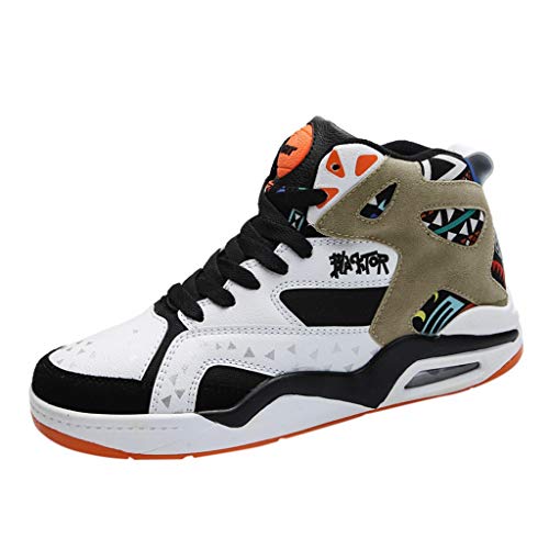 Dinglong EU 43 Chaussures décontractées Baskets Chaussures de Sport Montantes Respirantes en pour...