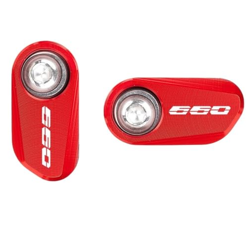 Protector ABS para Triumph Trident 660 2021-2024 en color rojo 1