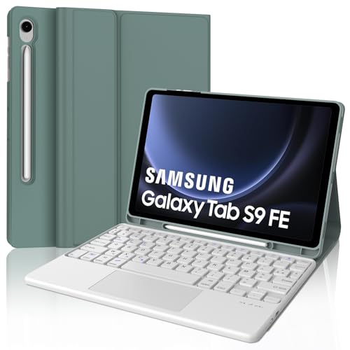 Clavier pour Samsung S10 FE avec trackpad idéal pour le télétravail mobile
