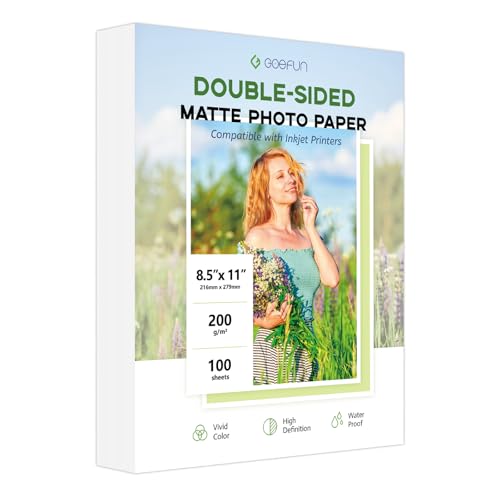 Goefun Double Sided Matte Photo Paper
