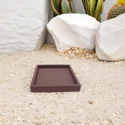 Soucoupe carrée pour pot de fleurs pour protéger vos meubles - 4
