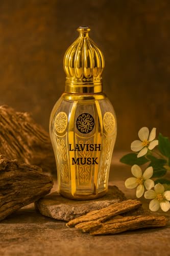 Image of Lavish Musk Luxury Attar for Unisex, Long Lasting & Non-Alcoholic, Pure Natural Roll-on Attar, Perfume for Men & Women, Suitable for Every Occasion, 12 ml