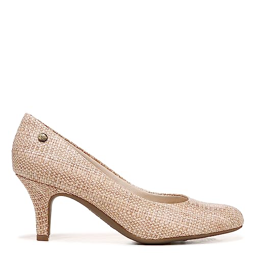 LifeStride Womens Parigi Pumps Natural Beige Raffia 8.5 M3