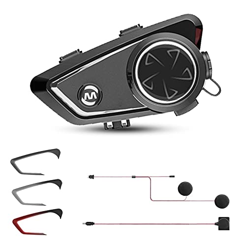 Interphone Bluetooth casque moto sans fil suppression bruit et étanche