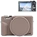 Rieibi Silicone Case for Canon G7X Mark III Case, G7X Mark III Accessories with 2 pcs sreen Protectors,Detachable Lens Cover for Canon G7X Mark III Cover